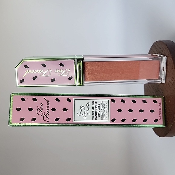 Too Faced Watermelon Candy Finish Lip Gloss - A Melon Reasons - Picture 1 of 8